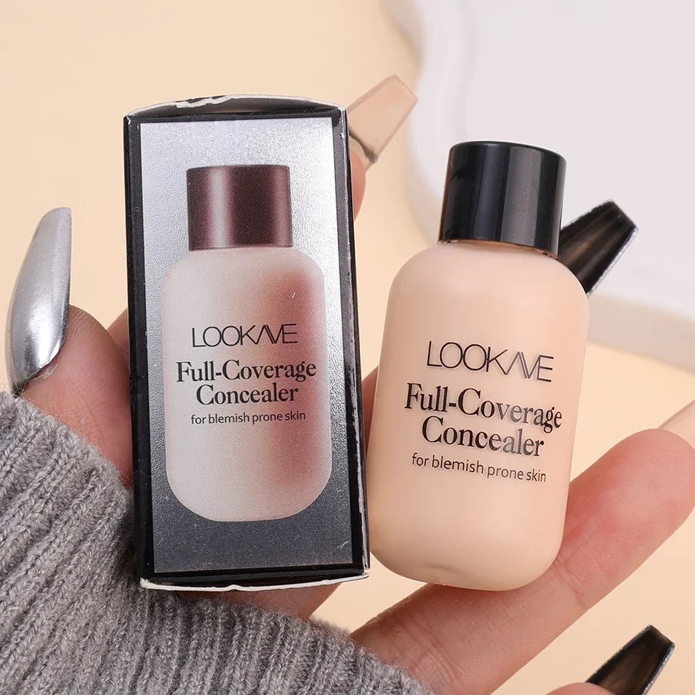 Full Cover Liquid Concealer Cream Makeup 12ML Invisible Eye Dark Circles Cream Face Foundation Waterproof Make Up Base Cosmetics - AMULET RING STORE