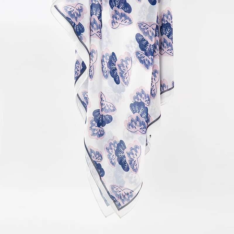 NEW Print Chiffon Hijab Scarf Shawl Fashion Islamic Muslim Scarves Wraps Women Echarpe Breathable Foulard Hijabs - AMULET RING STORE