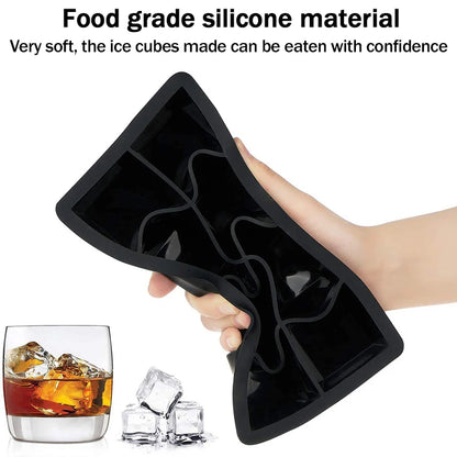 4/6/8/15 Grid Big Ice Tray Mold Giant Jumbo Large Food Grade Silicone Ice Cube Square Tray Mold DIY Ice Maker Ice Cube Tray - AMULET RING STORE