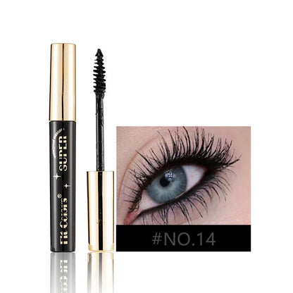 14 Colors Waterproof Mascara 5D Silk Fiber Mascara Lash Color 3D Mascara Eyelash Extension Thick Lengthening Eye Lashes Cosmetic - AMULET RING STORE