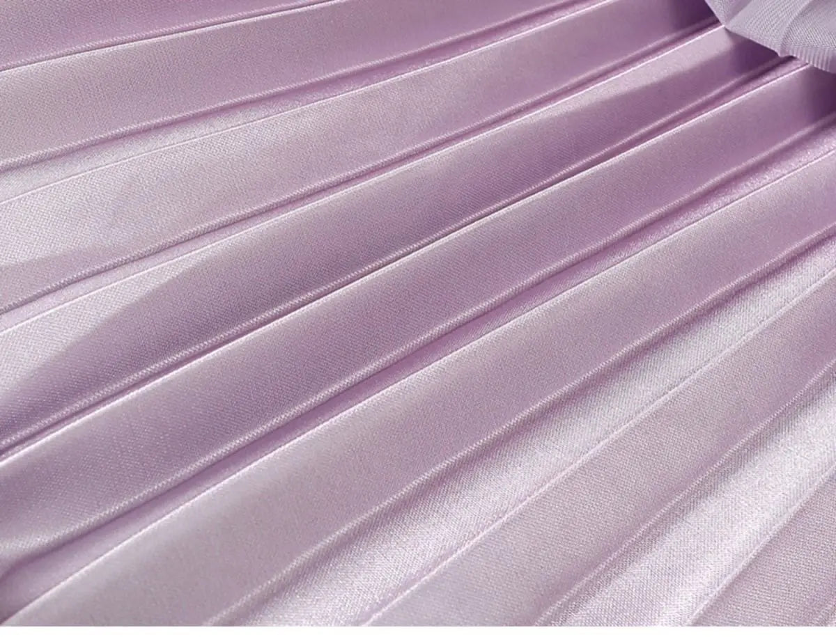 2023 Summer Tulle Mesh Gradient Skirt High-end High Waist Long Skirt Elegant Evening Party Sexy A-line Pleated Skirts Women Boho