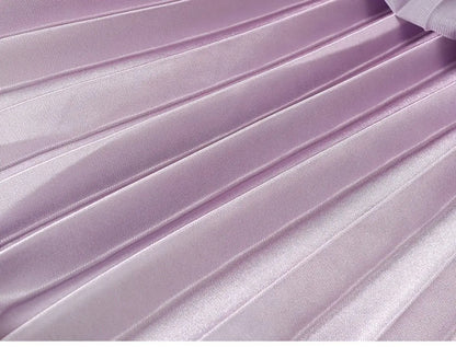 2023 Summer Tulle Mesh Gradient Skirt High-end High Waist Long Skirt Elegant Evening Party Sexy A-line Pleated Skirts Women Boho