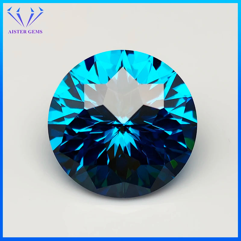 New 5A Quality Round Colored Empire Cut Cubic Zirconia Stones Loose Gemstone for Jewelry Making