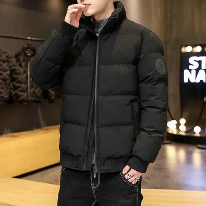 Winter Man Jackets Cotton-padded Parkas Puffer Jacket Men Warm Coats Thick Casual Outwear Streetwear Comfortable Men's Clothing