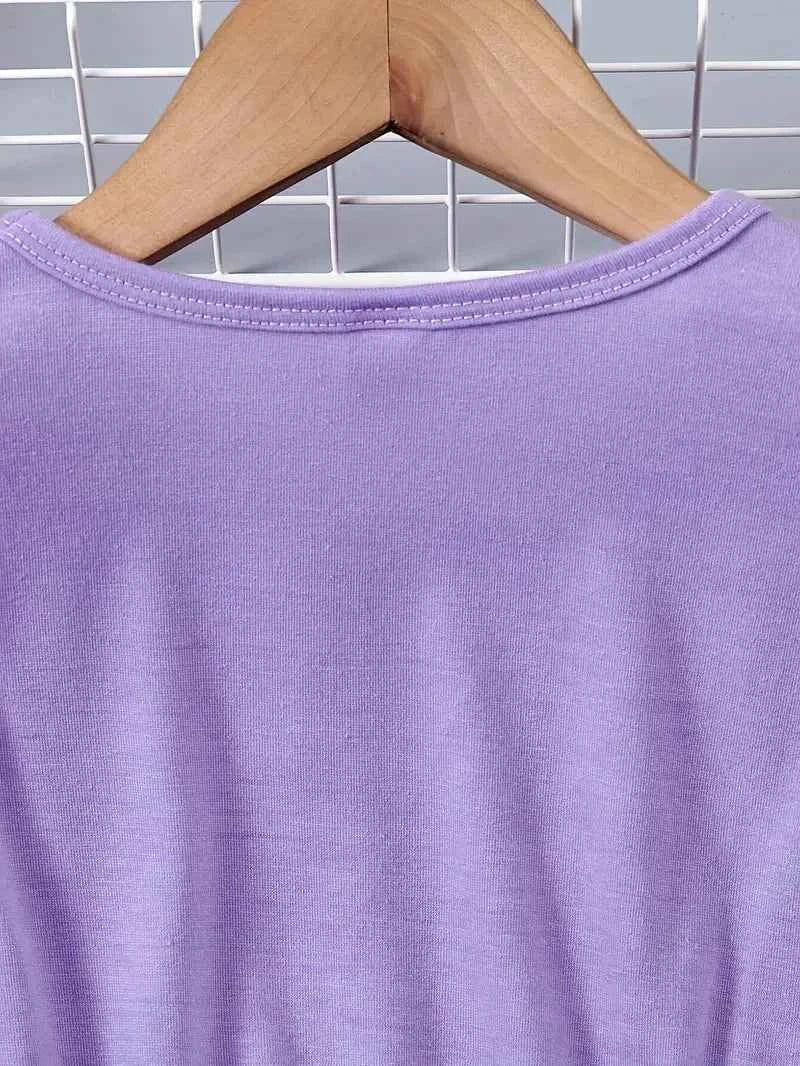 1pcs Summer New Girl's Dress Clothing Childrens Love Print Casual Dresses Princess Sweet Cute Kid's Babys Knit Clothes 100-130cm