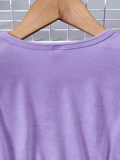 1pcs Summer New Girl's Dress Clothing Childrens Love Print Casual Dresses Princess Sweet Cute Kid's Babys Knit Clothes 100-130cm