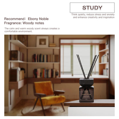 NAMSTE 100ML Reed Diffuser Stick Fragrance oil Aromatherapy Flameless Hotel Home SPA Aromatherapy Air Freshener Fragrance Scent - AMULET RING STORE