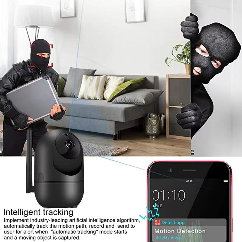 IP Camera Wifi YCC365 Plus Smart Home 1620P HD Surveillance Camera Auto Tracking Night Vision Wireless Indoor Security Camera - AMULET RING STORE