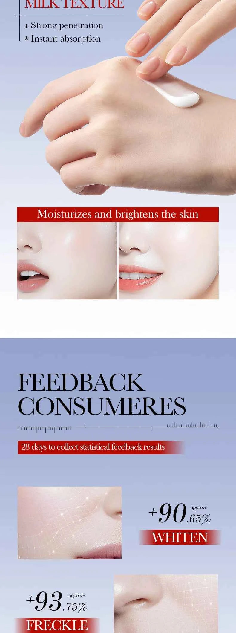 Effective Whitening Freckles Face Cream Dark Spot Corrector Remove Melasma Fade Melanin Pigmentation Brighten Skin Care Products