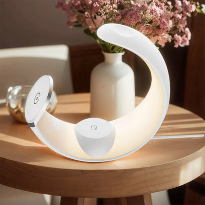 4 in 1 Magnetic Fast Charging Dock Station QC3.0 PD with Desk Lamp Wireless Charger Station Holder for iPhone AirPods IWatch