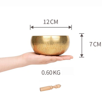 Nepal Singing Bowl Handmade Copper Bowl Sound Healing Yoga Meditation Professional Original Tibetan Bowls Buddha Instrument - AMULET RING STORE