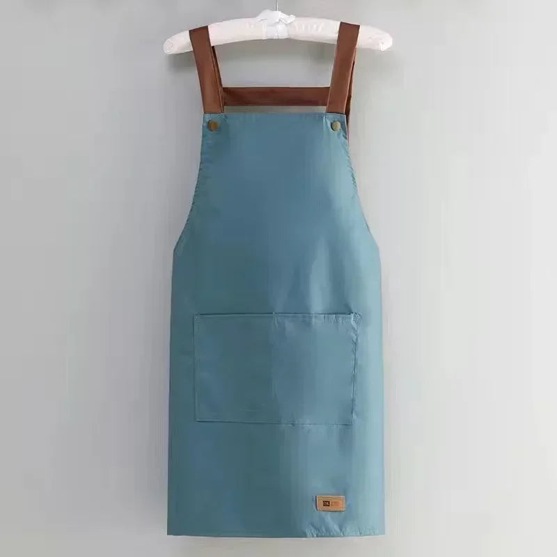 Waterproof and antifouling large pocket hotel restaurant coffee shop Western food Western pastry work clothes apron - AMULET RING STORE