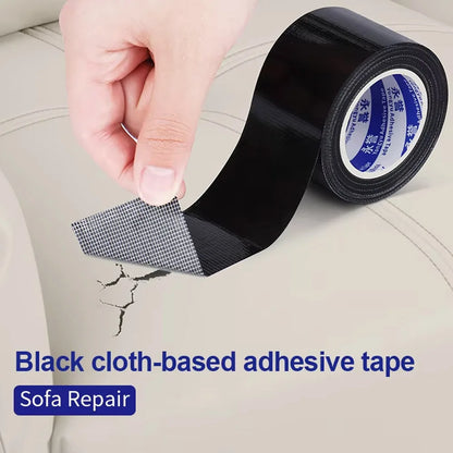 Black Cloth Based Tape Waterproof Heavy-Duty Pipe Single-Sided Tear-Proof Strong Adhesive Floor Duct Home Adhesive Bun Fixed - AMULET RING STORE
