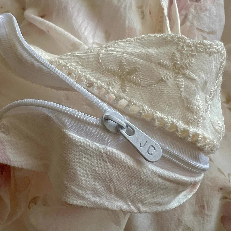 Washed Cotton Duvet Cover Sets Single/Queen/king Flower Printed Bedding Set Princess Style e housse de couette 220x240 with Lace - AMULET RING STORE