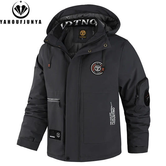 Winter Men Outdoor Windbreak Warm Travel Jacket Men Hooded Casual Fashion Sport Waterproof Climbing Trekking Jacket Male Coat