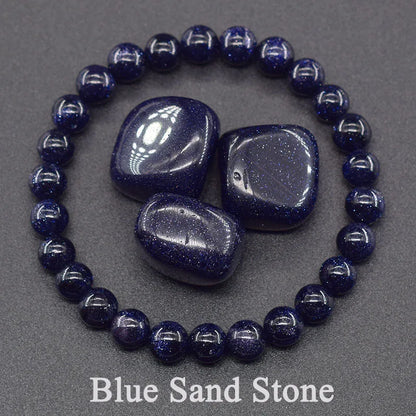 Real 5A Natural Lapis Lazuli Stone Beads Bracelet Homme Elastic High Quality Energy Healing Jewelry for Women Gift for Boyfriend