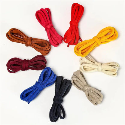 Oval Shoe Laces 24 Color Half Round Athletic Shoelaces for Sport/Running Shoes Shoelace 120cm Shoe Strings 1 Pair - AMULET RING STORE