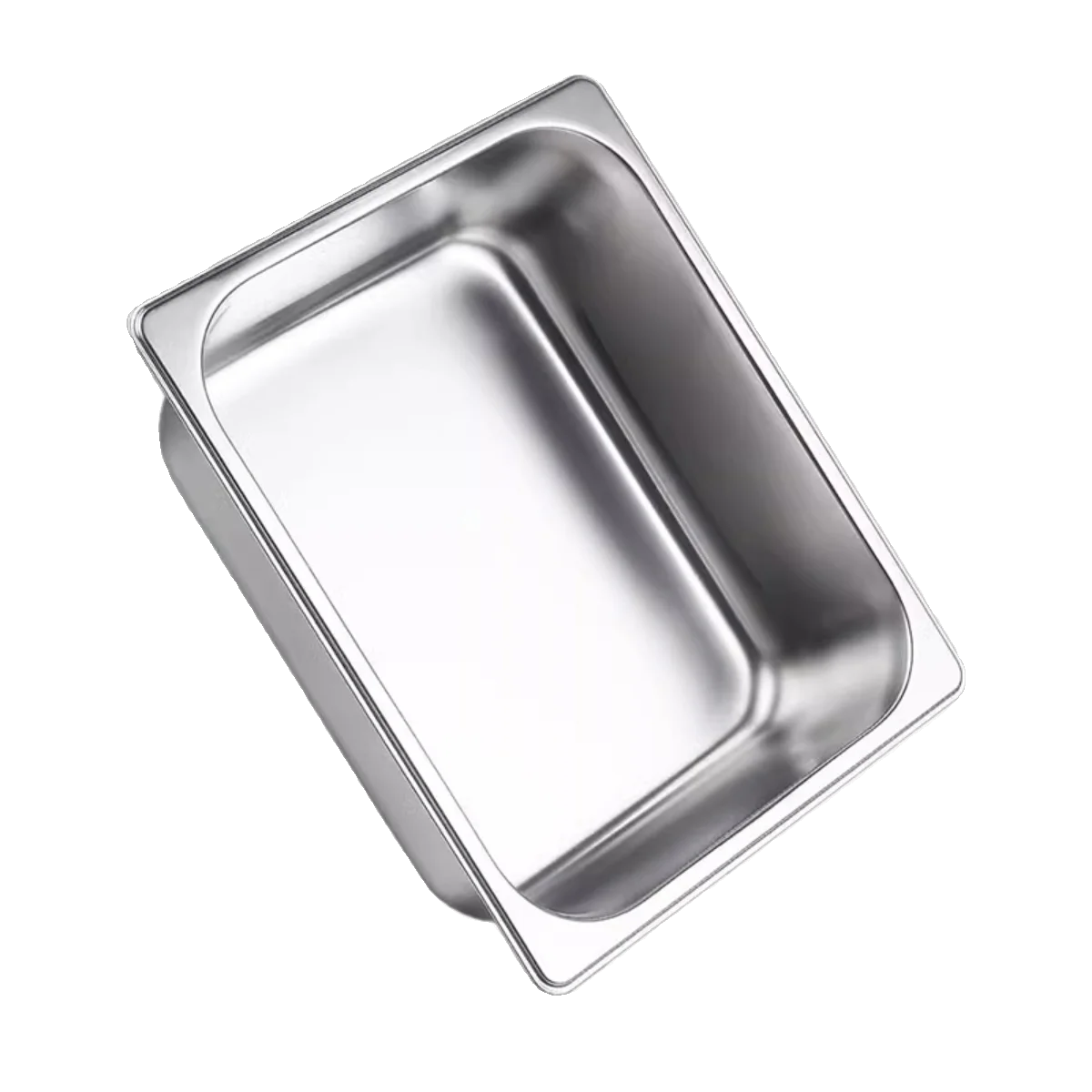 Stainl Steel Rectangular Covered Small Seasoning Box Food Container Thermal Rectangular Basin for Restaurant Kitchen - AMULET RING STORE