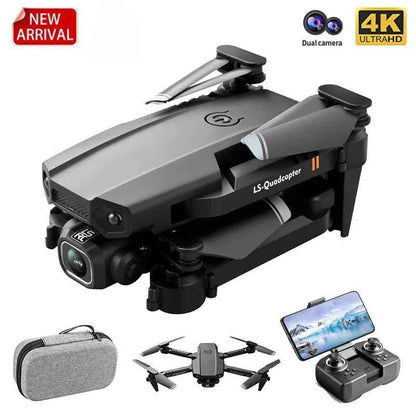 XT6 Mini Foldable Drone with 4K HD Camera, WiFi FPV, and Altitude Hold