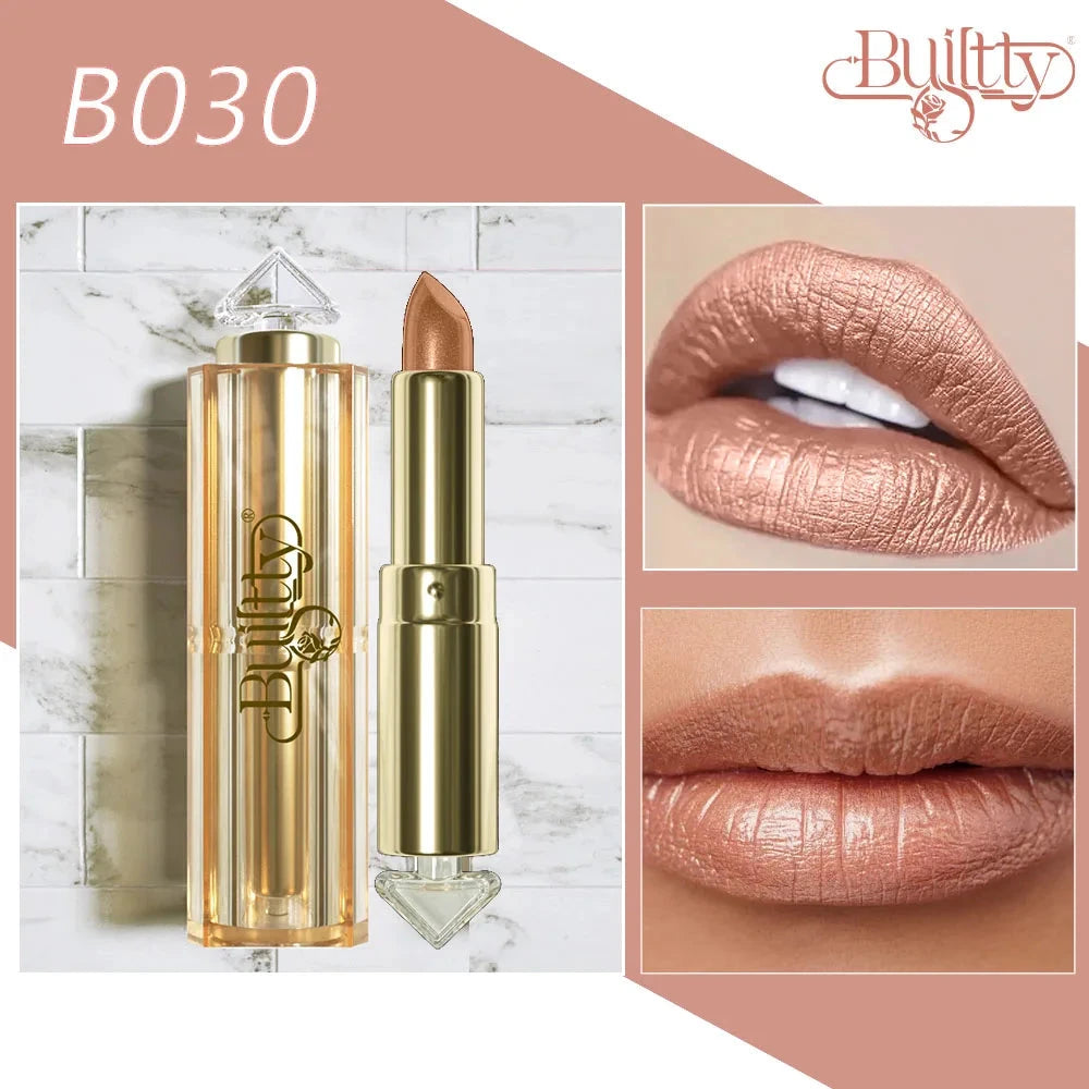Mother Day Gift Makeup Beauty Matte Lipstick New Brand Cute Long Lasting Waterproof Lipstick Gliter Nude Colors - AMULET RING STORE