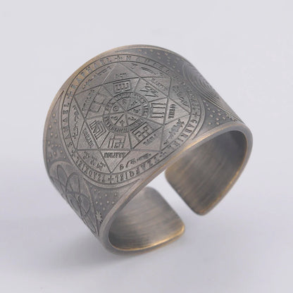 Dawapara Seal of The 7 Archangels Protection Ring Amulet AMULET RING STORE