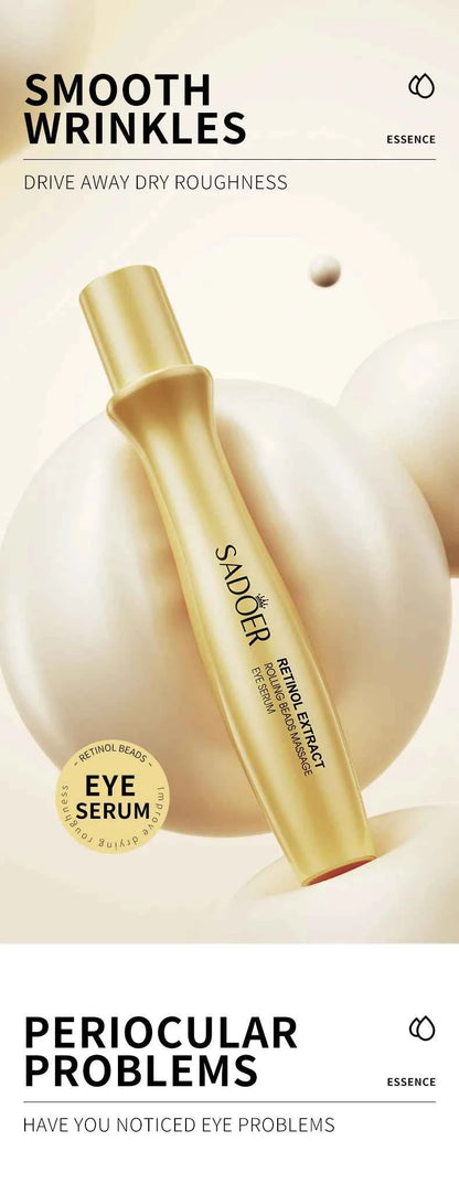 Snail Face Cream + Retinol Eye Massage Roller Serum 2pcs Moisturizing Eye Bag Face Cream Korean Skin Care Products