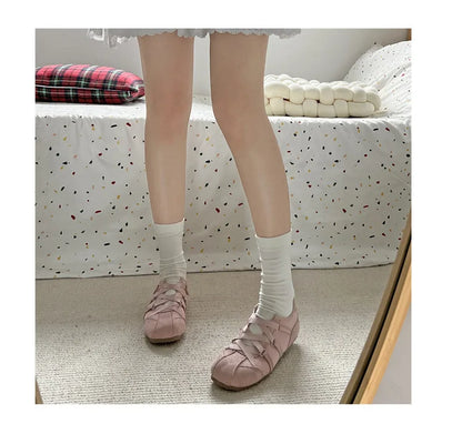 Leisure Sports Flat Shoes Women 2025 New Spring Retro All-matching Yellow Soft Soleplate Shoes - AMULET RING STORE