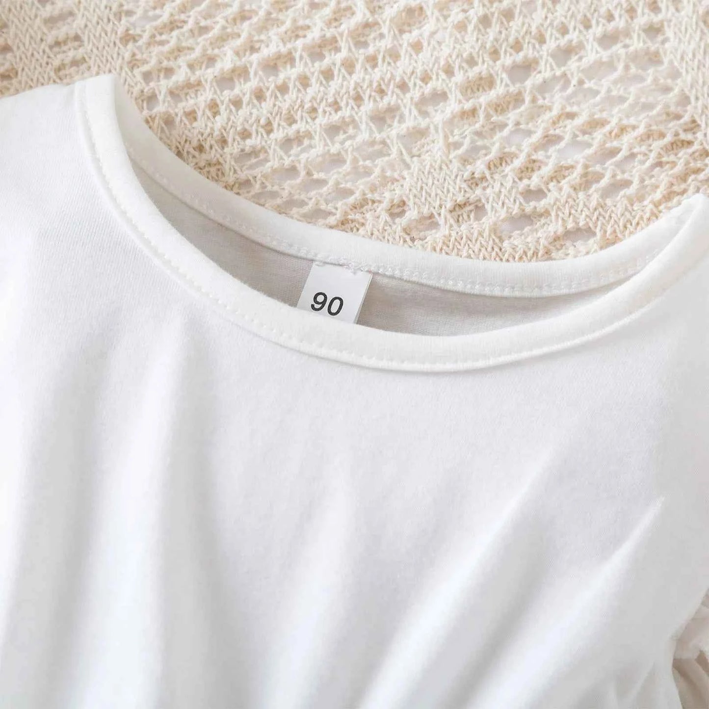 Toddler Baby Girls Clothes Elegant Floral Print Tulle Dress Summer Kids Princess Party Birthday Dress Butterfly Solid Mesh Dress