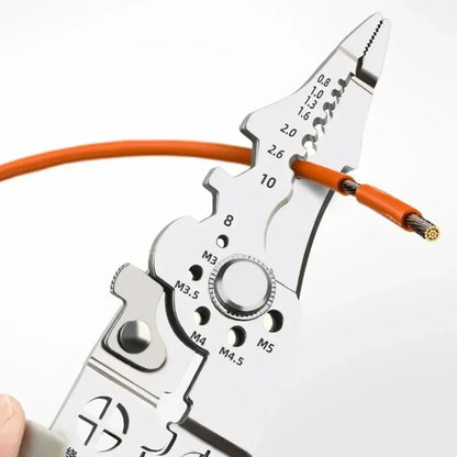 Multifunctional Electrician Pliers, 6-in-1 Wire Stripper Separator, Cutting and Crimping Tool for Cable Repair and Installation - AMULET RING STORE