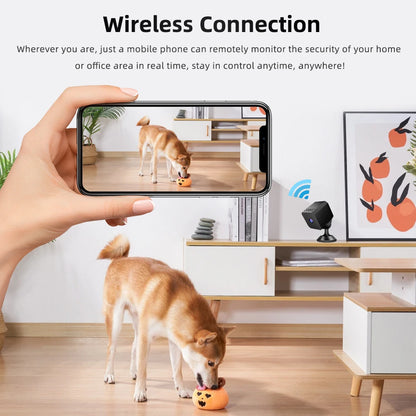 1080P Mini WiFi Camera F1 Wireless Remote Monitor Loop Recording Camera Security Protection Smart Home surveillance camera - AMULET RING STORE