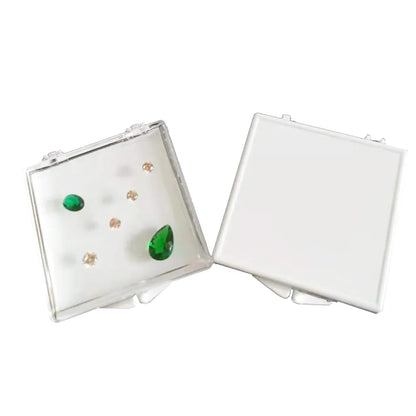 10/15 Compartment Beads Jewelery Storage Box Portable Craft Container Earrings Ring Display Case DIY Trinket Organizer Box - AMULET RING STORE