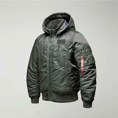 Men's winter jacket is very stylish waterproof and windproof, thickened with padded