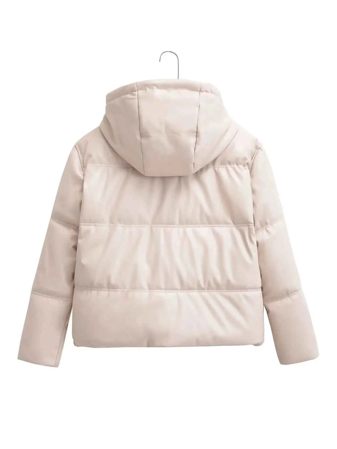 Winter Women's Cold Coat Winter Jackets For Women 2023 Warm Leather PU Parkas Winter Coat Promotion Female Outerwear