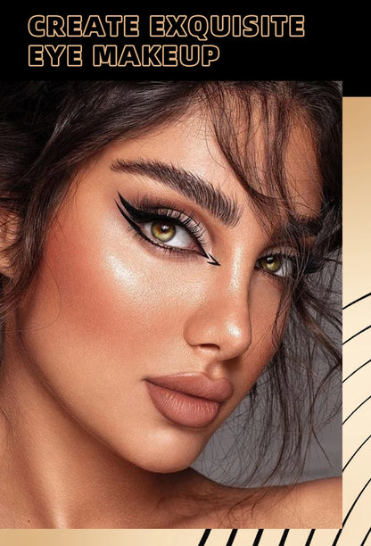 QIBEST Waterproof Black Eyeliner Matte Long Lasting Liquid Eyeline Makeup High Pigment No Smudge Eyeliner Pen Cosmetic Tools - AMULET RING STORE