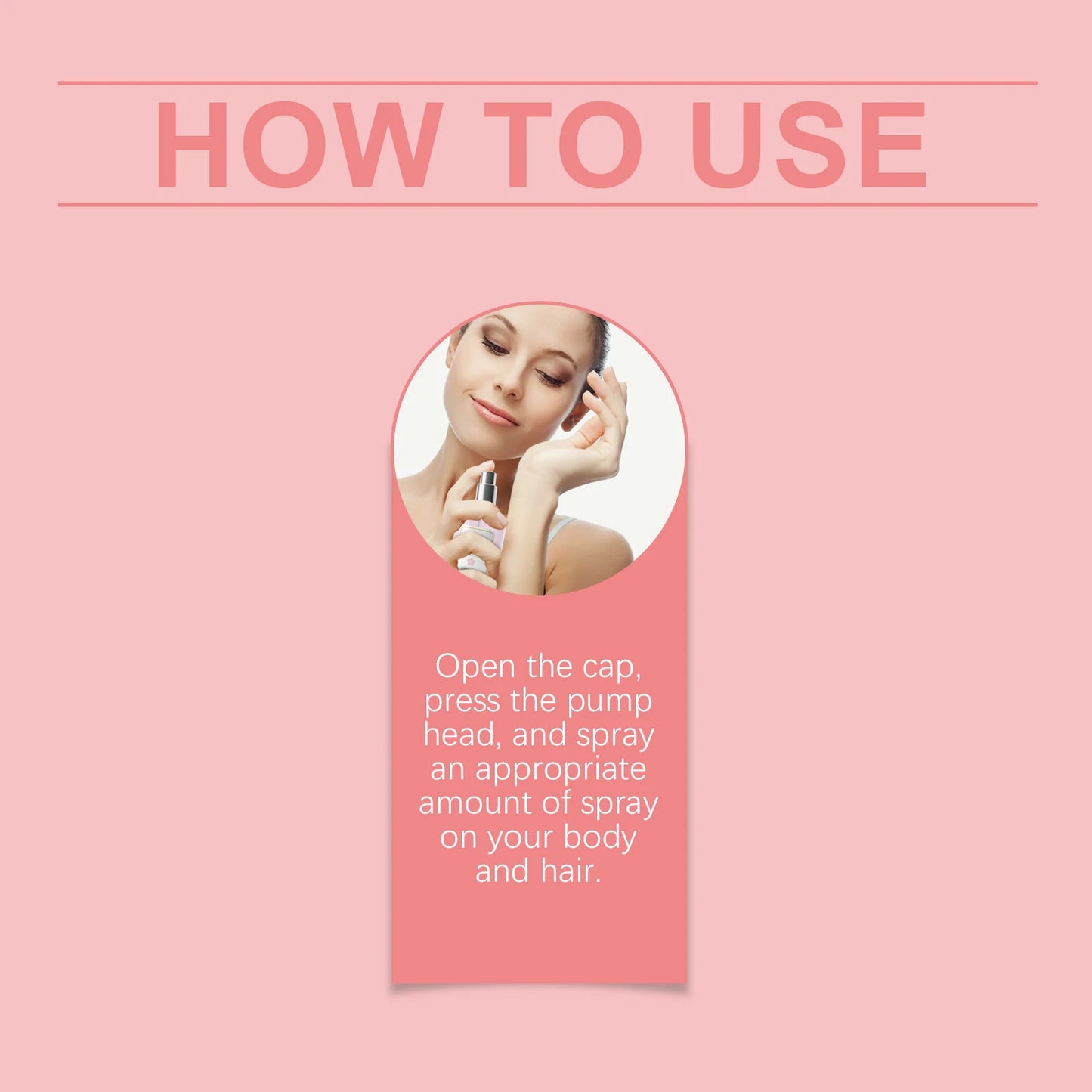 Eelhoe 30ml Rose Body Hair Perfume Spray Fresh Elegant Lasting Floral Fragrance Pheromone Flirting Dating Charming Perfume Spray