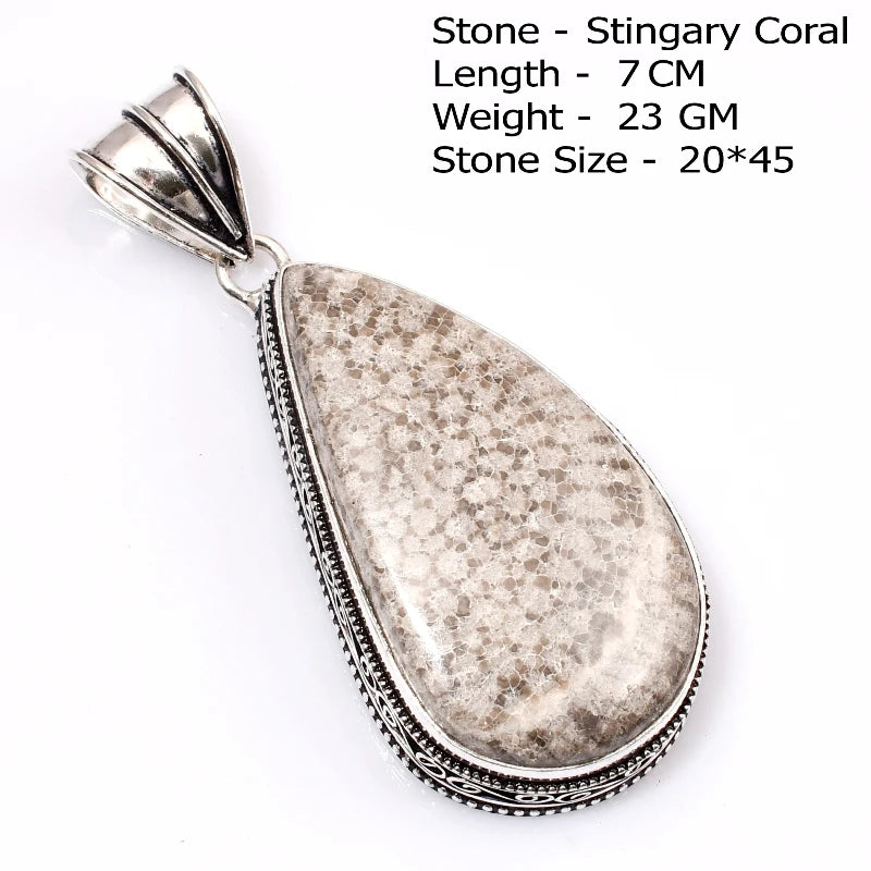 Genuine Labradorite Antique  Pendant Hand Made Women Jewelry Gift