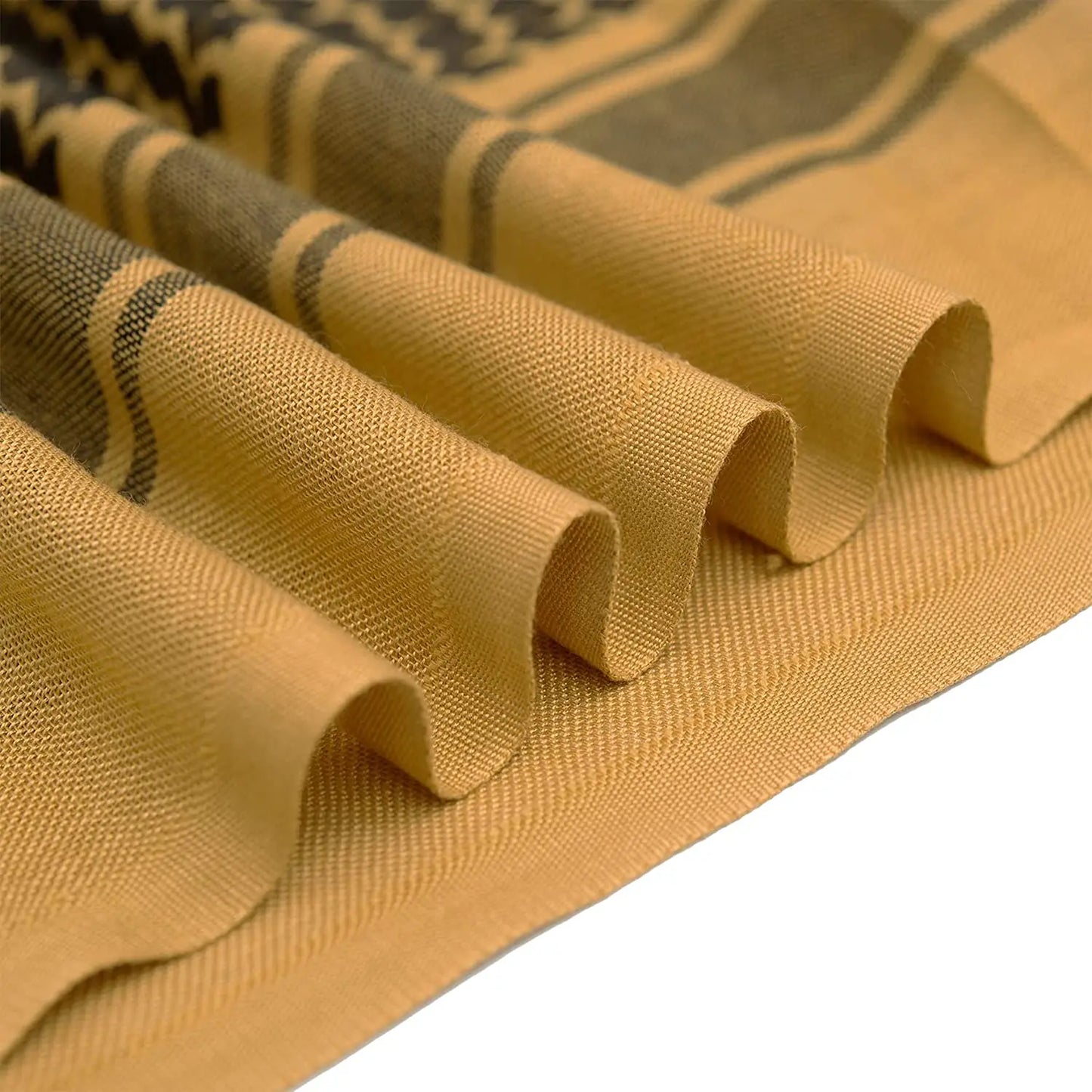 136X133CM Tactical Desert Shemagh Keffiyeh Arab Tessel Scarf Wrap Outdoor Windproof Dustproof Face Protective Scarf Men Women - AMULET RING STORE