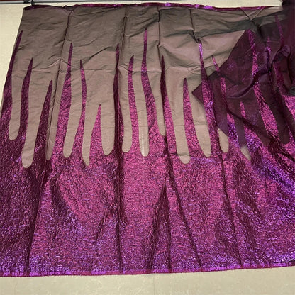 2025HighQuality African Nigerian Tulle Lace Fabric Organza Embroidery Guipure Brocade Jacquard Wedding Dresses Party Gowns 5Yard