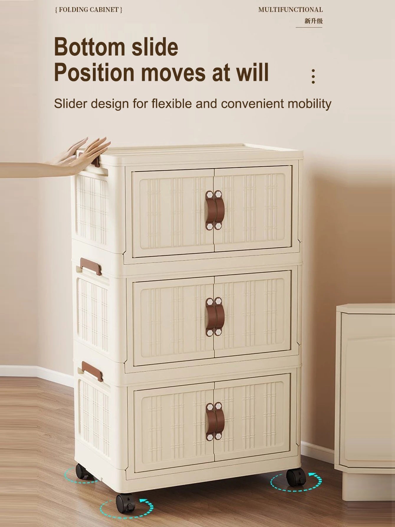 Multifunction Dustproof Wardrobe Large Capacity Folding Storage Cabinet Sundries Storage Box - AMULET RING STORE