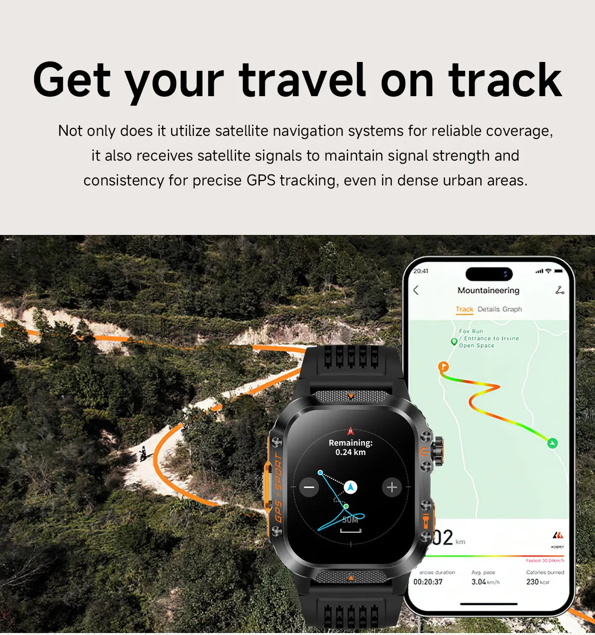 2025New GPS Smart Watch For Xiaomi IOS Military Compass Flashlight Smartwatch Men 10ATM Waterproof 100+Sport Modes BT Call Watch