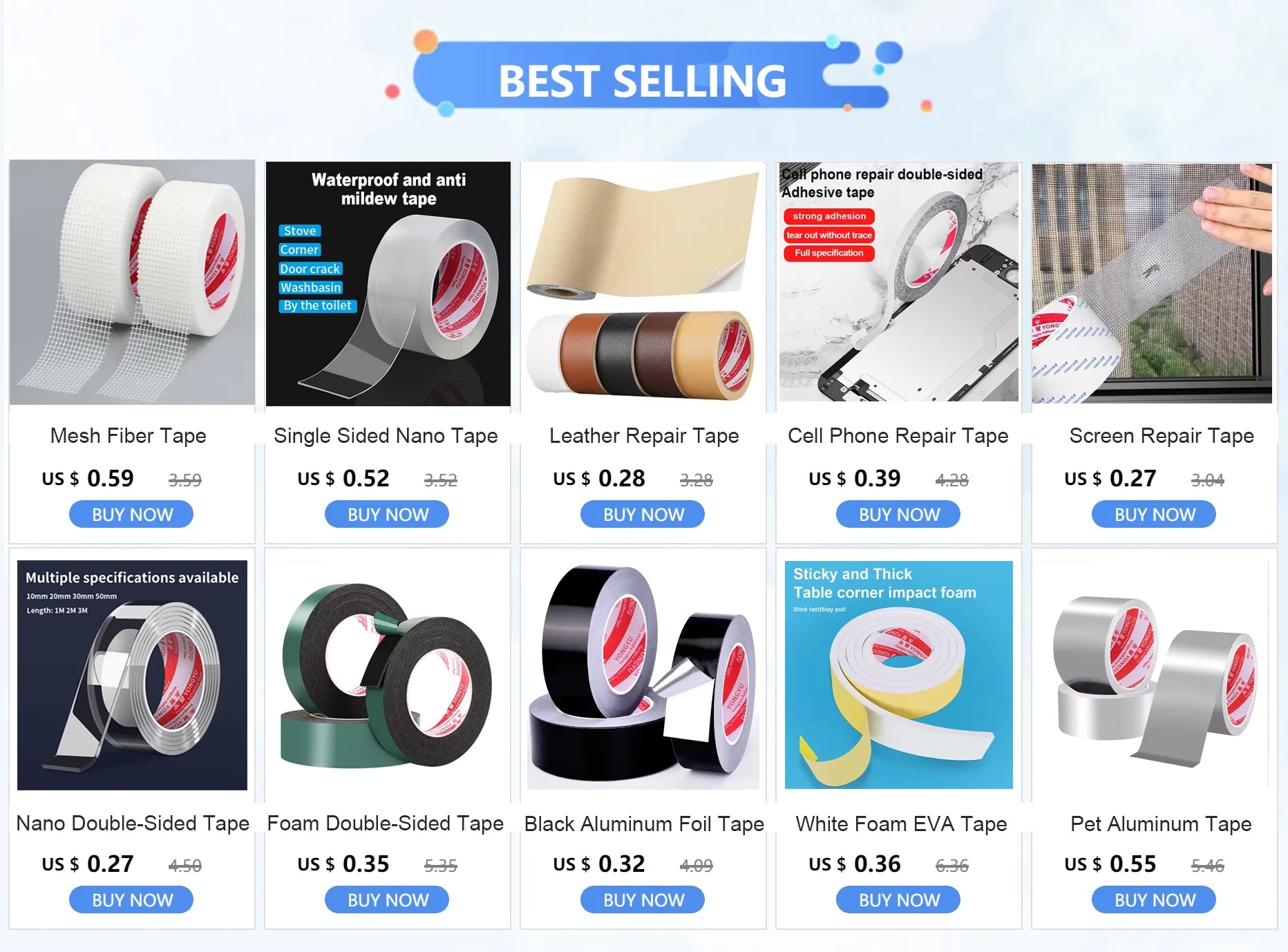 Black Cloth Based Tape Waterproof Heavy-Duty Pipe Single-Sided Tear-Proof Strong Adhesive Floor Duct Home Adhesive Bun Fixed - AMULET RING STORE