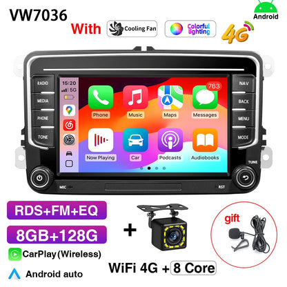 7inch Car Radio CarPlay Android Auto for Volkswagen VW Passat B6 B7 CC Tiguan Touran GOLF POLO CarPlay 7inch 2+32GB / 4+64GB - AMULET RING STORE