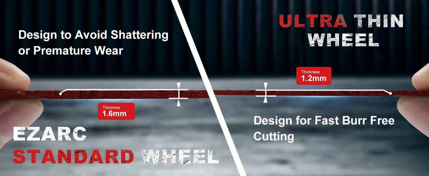 EZARC Cut Off Wheels 24Pcs, 75mm x 1.2 x 10mm Cutting Wheel, Metal & Stainless Steel Cutting Disc for Die Grinder (Thin Design) - AMULET RING STORE