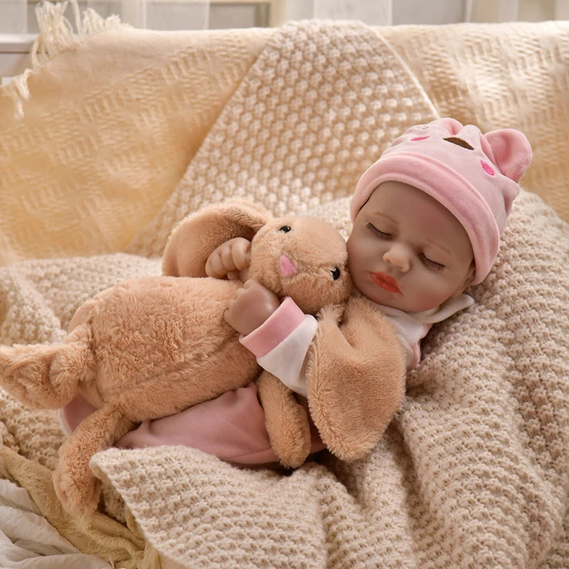 16 Inch 40cm Loulou Full Body Soft Vinyl Girl Reborn Baby Doll Lifelike Bebe Reborn Doll Toys Realistic Baby Doll Toys
