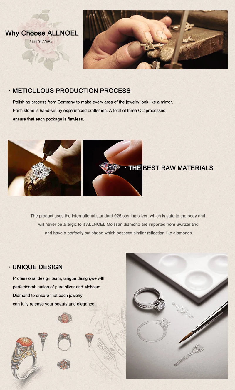 ALLNOEL Natural Alexandrite 925 Silver Ring Health rings for Women Weight Loss Fatigue Pressure Fatigue Relief Yoga Jewelry Gift