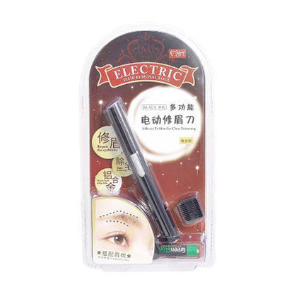 2022 New Multi Functional Mini Handle Beauty Women Painless Automatic Shaving Trim Eyebrows Electric Eyebrow Trimmer Pink Black - AMULET RING STORE