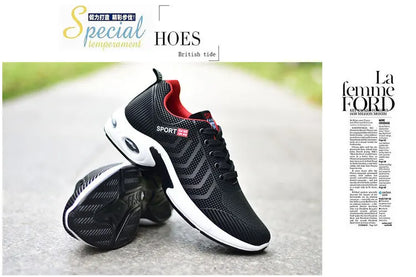 2025 new spring trend sports men's shoes Lace-up thick sole casual breathable fashion shoes Large size Wear skid resistance - AMULET RING STORE