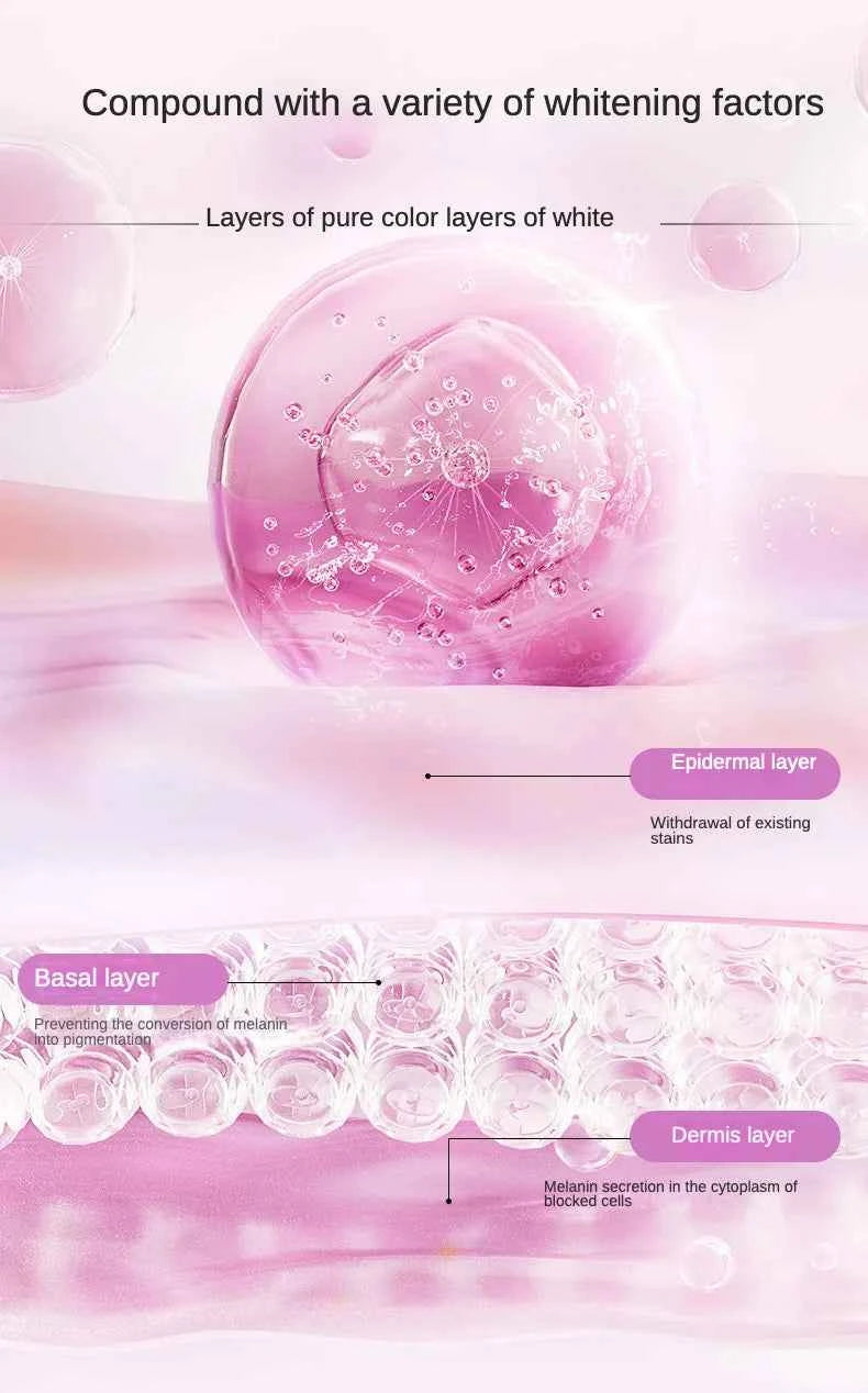 28 pcs/set 377 Whitening Ampoule Essence, Vitamin C Anti-Aging Essence, Niacinamide Brightening Essence Korean Skincare Products