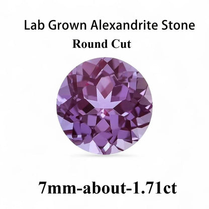 Emerald Cut Lab Grown Alexandrite AGL Certificate Loose Gemstone For Earrings Ring Jewelry Diy Making