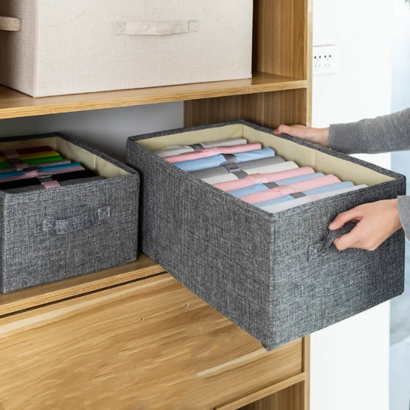 Large Foldable Storage Box Organizing Box For Closet Storage Clothing Storage Box Folding Storage Box For Home Office Storage - AMULET RING STORE
